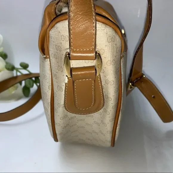 Gucci Tan and Cream Crossbody Bag - Picture 3 of 12